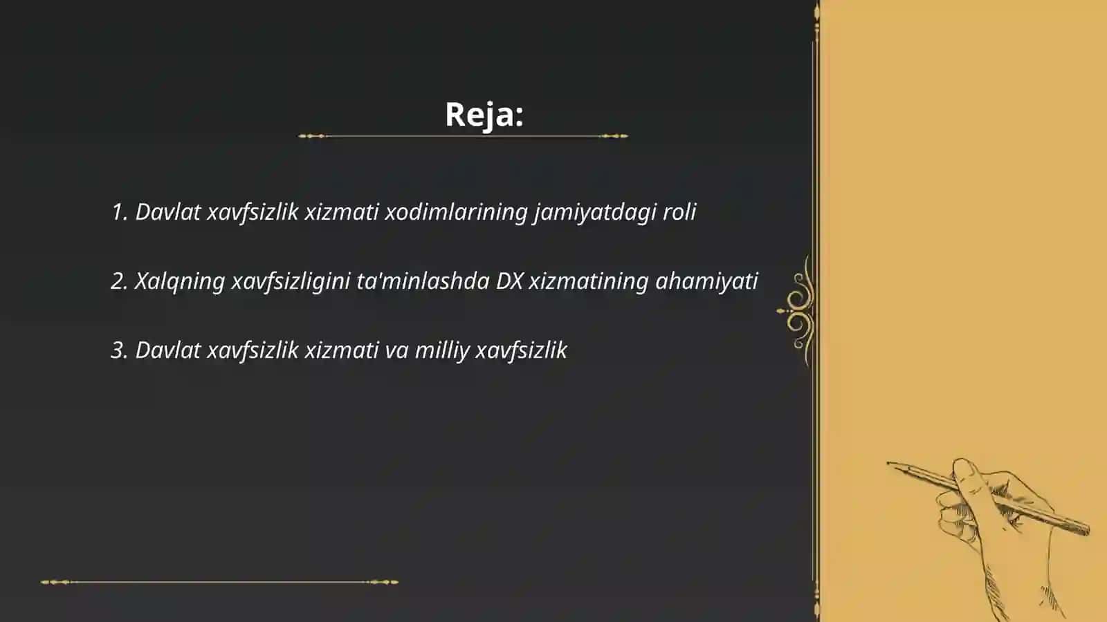 Davlat xavfsizlik xizmati hokimiyati 2