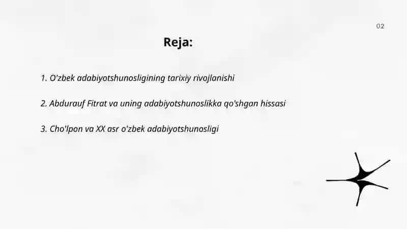 O'zbek adabiyotshunoslari va ularning fan rivojida tutgan o'rni 2