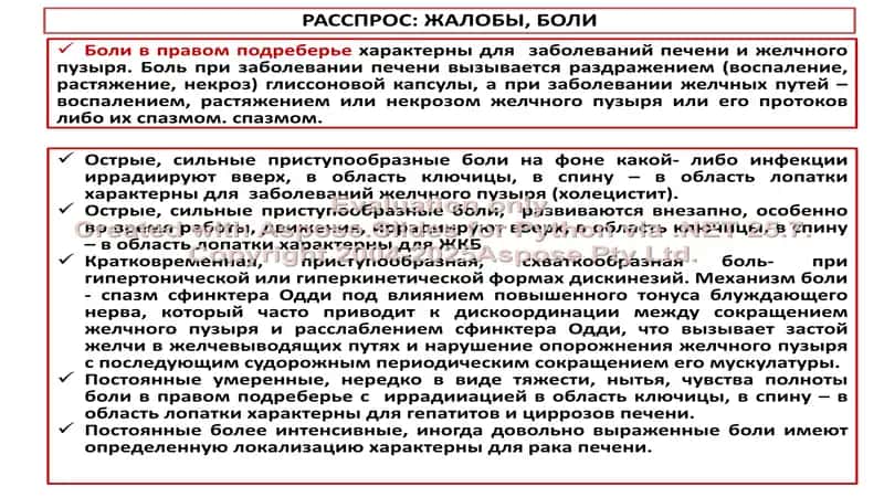 Исследование пациентов с заболеваниями печени и желчного пузыря 2