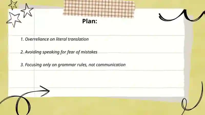 Mistakes in language learning 2