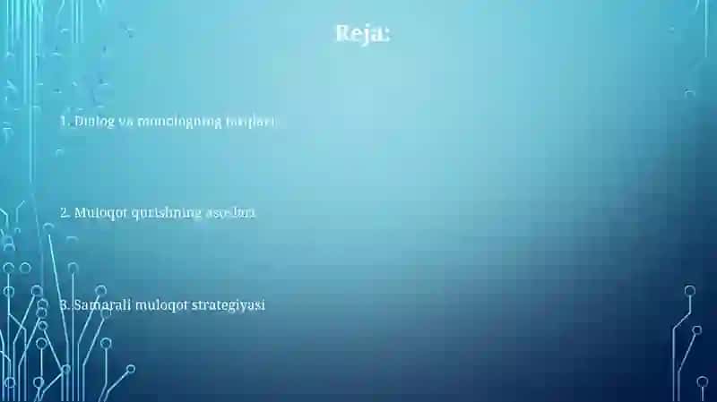 Dialog va Monologning Farqlari 2