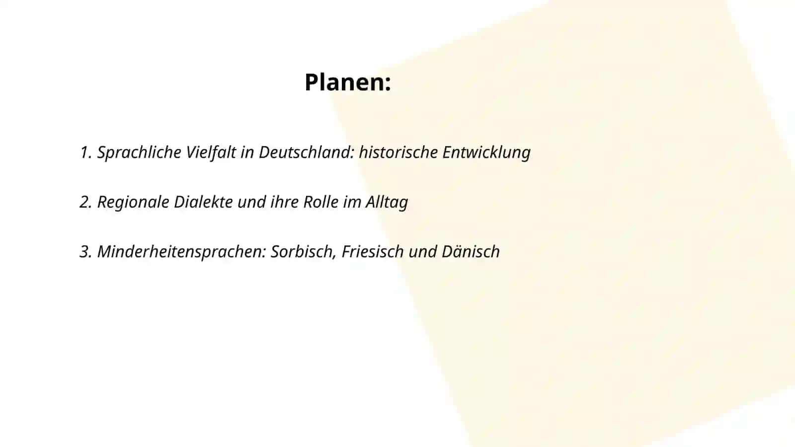 Mehrsprachigkeit: ein Land, viele Sprachen 2