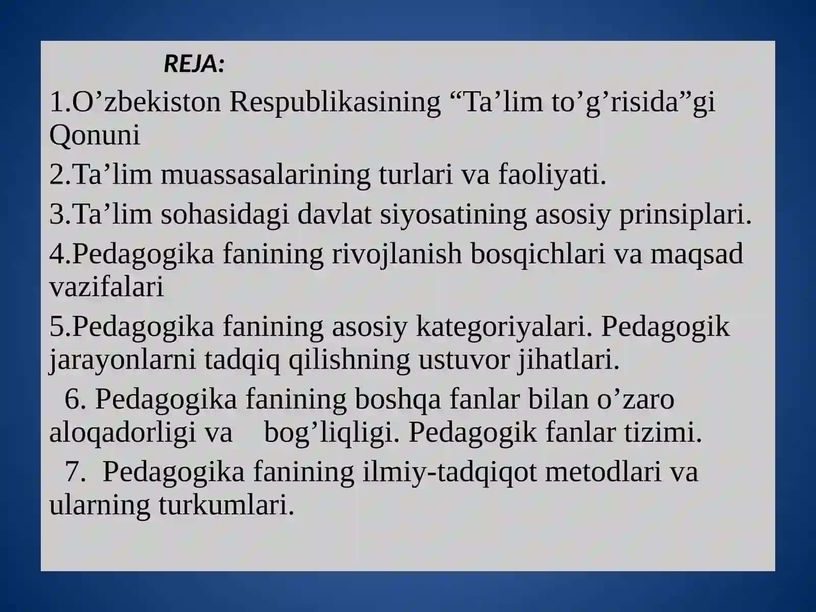 Ilmiy-pedagogik tadqiqotlar metodologiyasi va metodlari 2