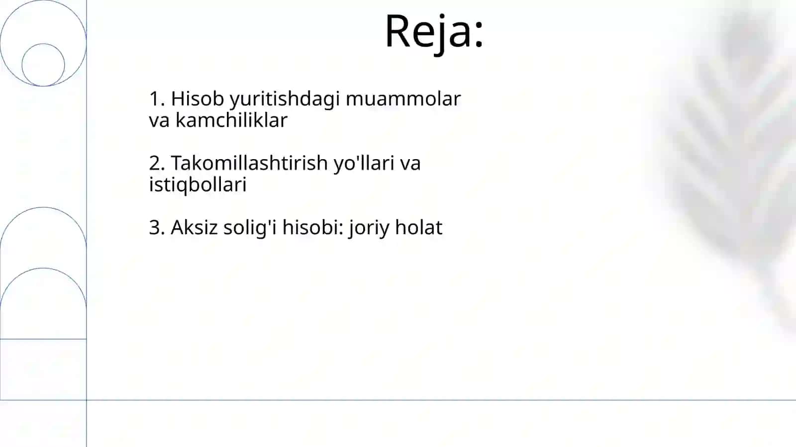 Aktsiz soliği hisobi va uni takomillashtirish 2