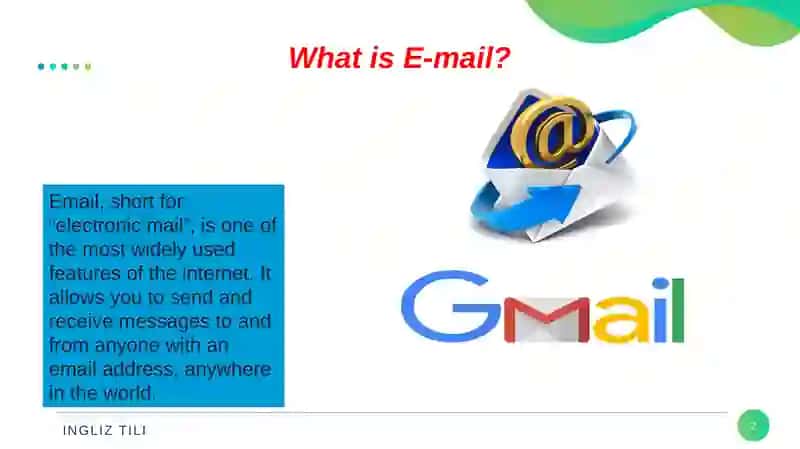 What is E-mail? 2