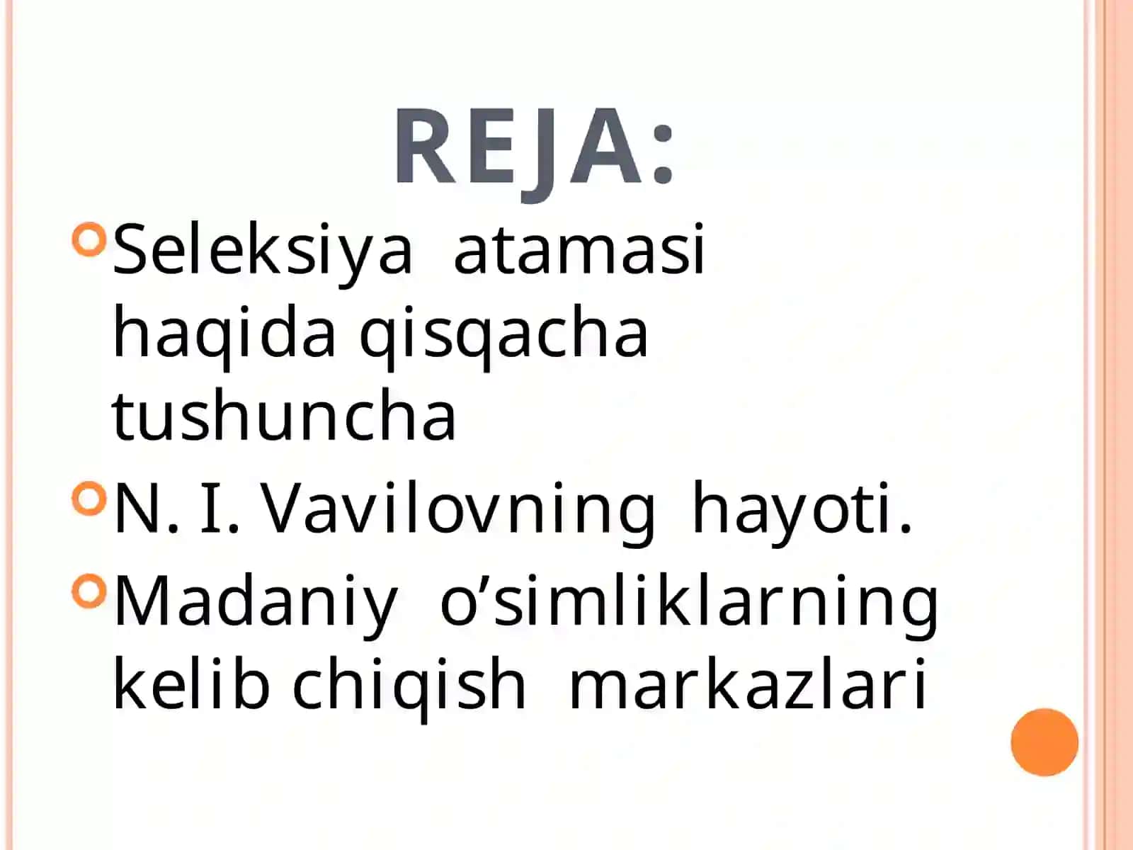 Madaniy o‘simliklarning kelib chiqishi va xilma-xillik markazlari 2