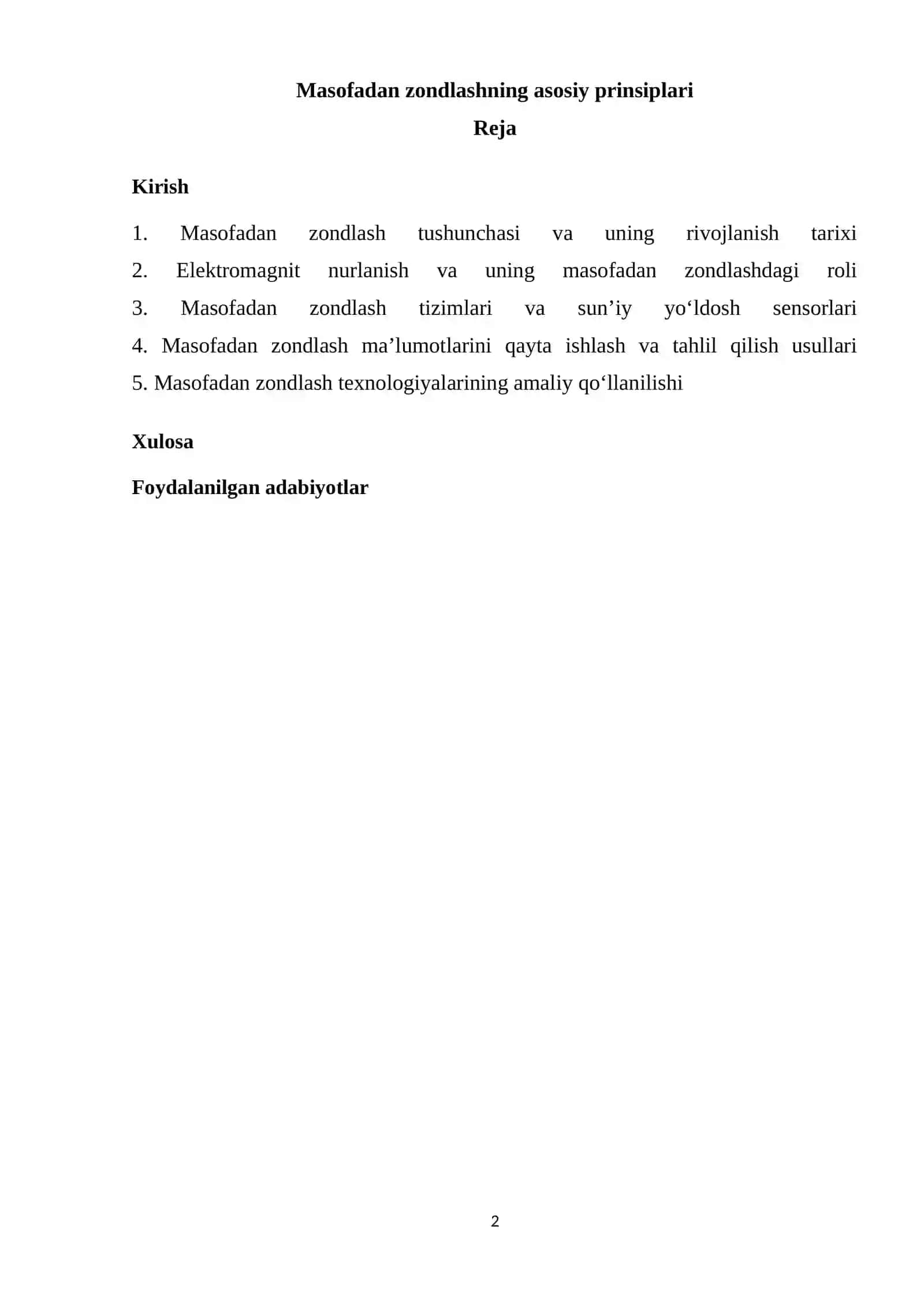 Masofadan zondlashning asosiy prinsiplari 2