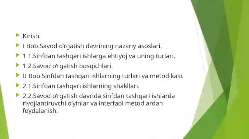 Savodo’rgatish davrida sinfdan tashqari ishlar 2