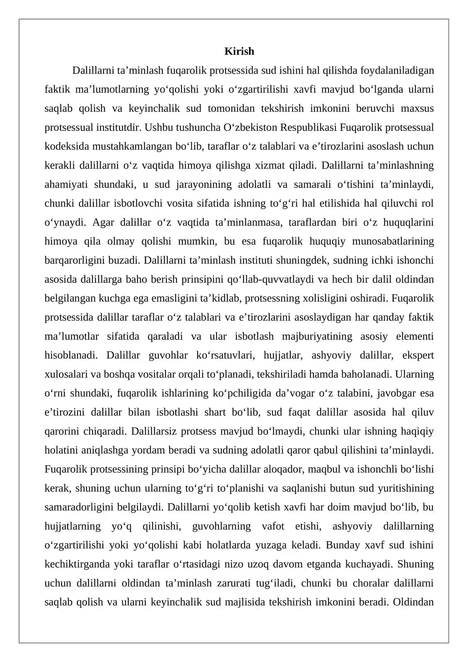 Dalillarni ta’minlash 2