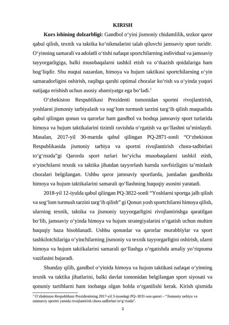 Gandbol o‘yinida himoya va hujum taktikasi 2