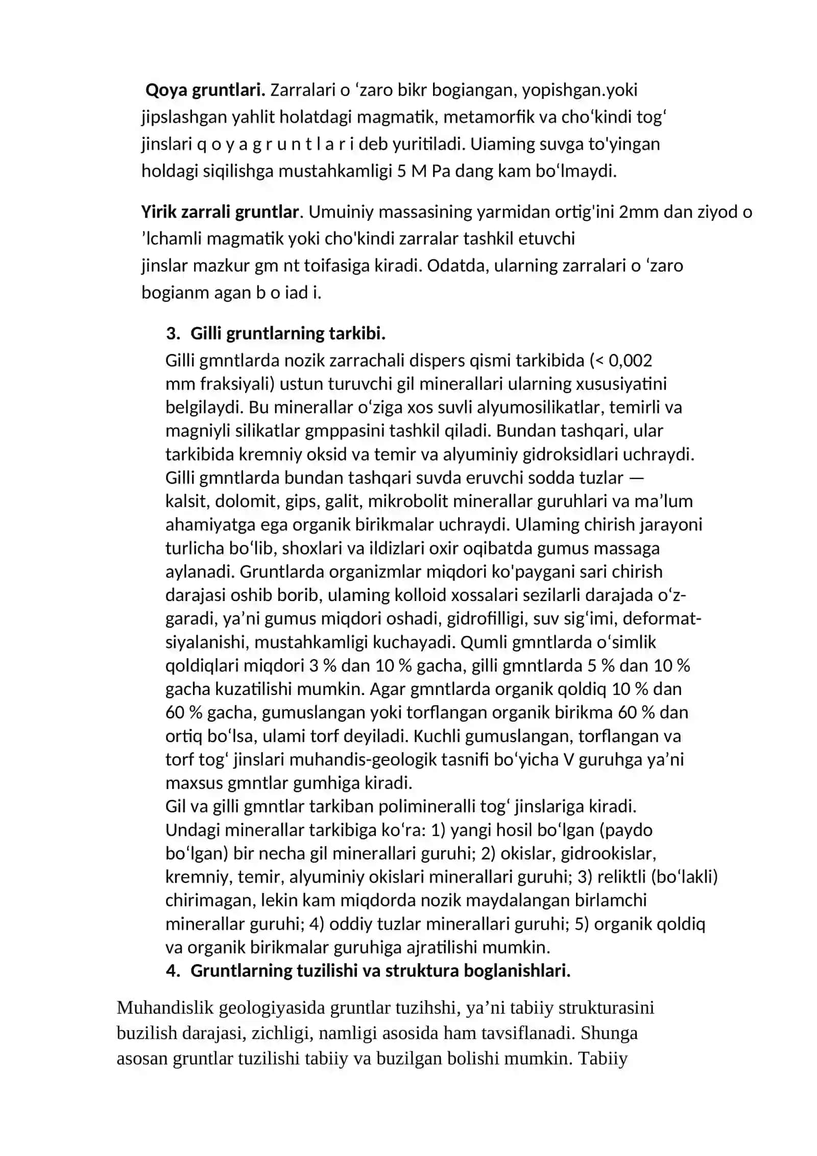 Gruntlar mexanikasi zamin va poydevorlari fanining rivojlanish tarixi va vazifalari 2
