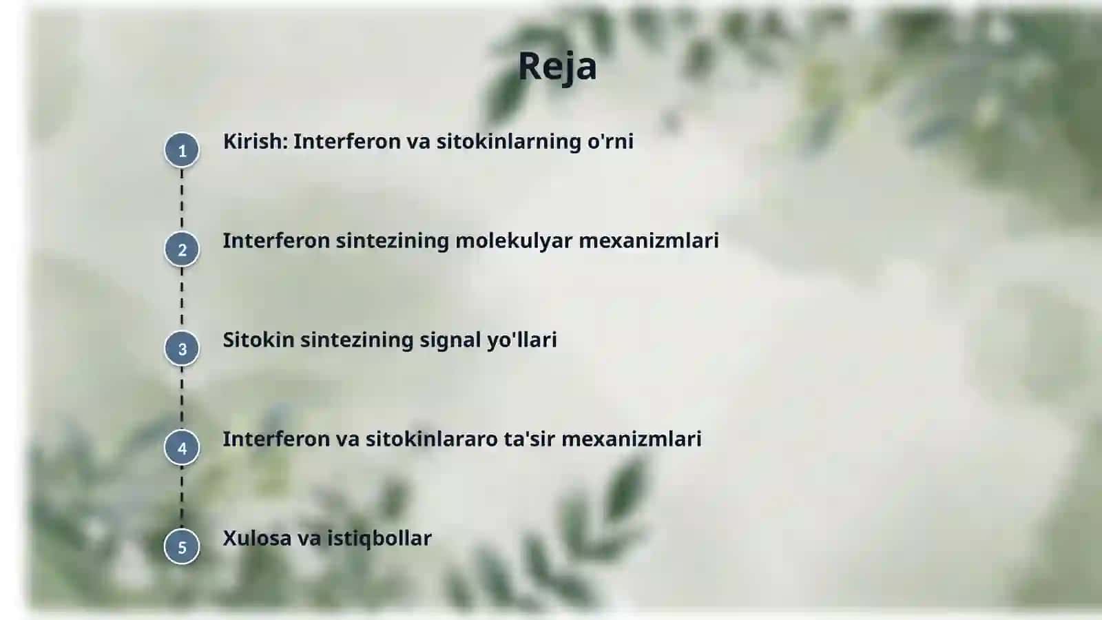 Interferon va sitokinlarning sintezlanishi tasir mexanizmi 2
