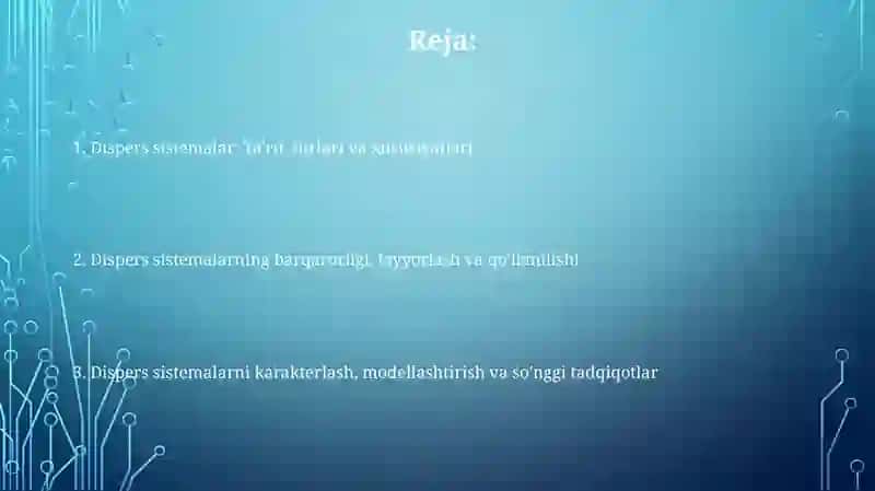 Disper sistemalar 2