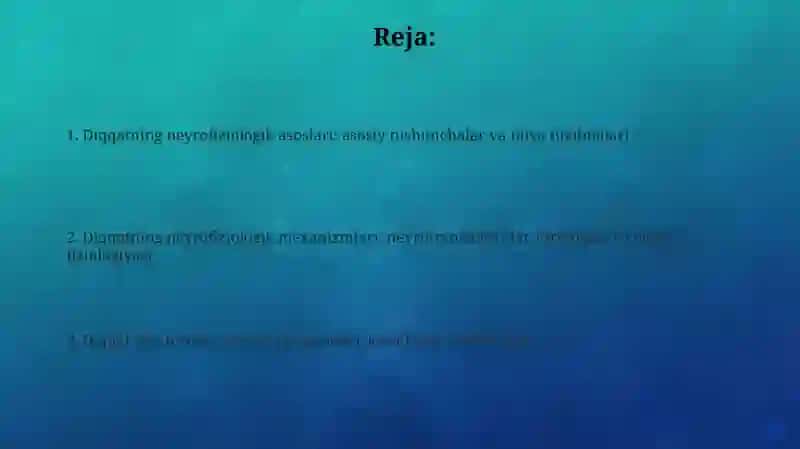 Diqqatning nervfiziologik asoslari 2