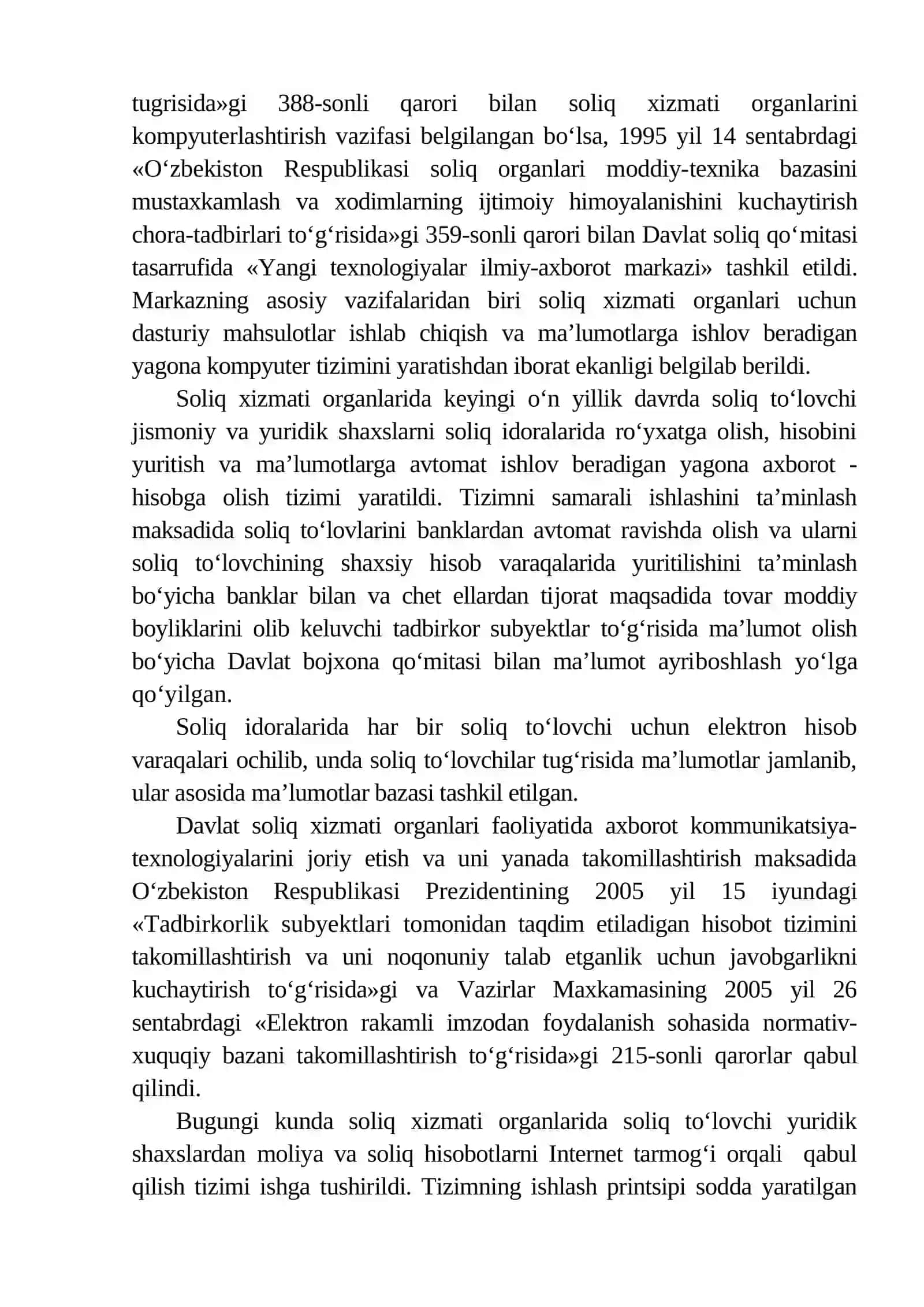 ELEKTRON HISOBOT VA UNI JO‘NATISh TARTIBI 2
