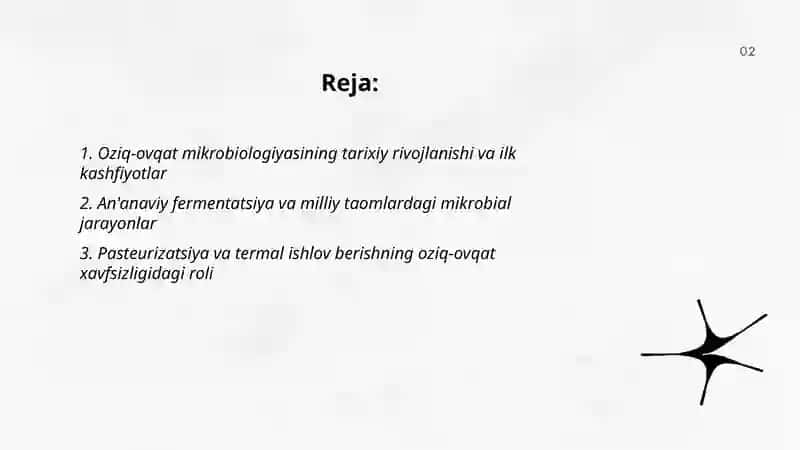 Oziq-ovqat mikrobiologiyasi oʻtmishda va hozir kelajakda 2