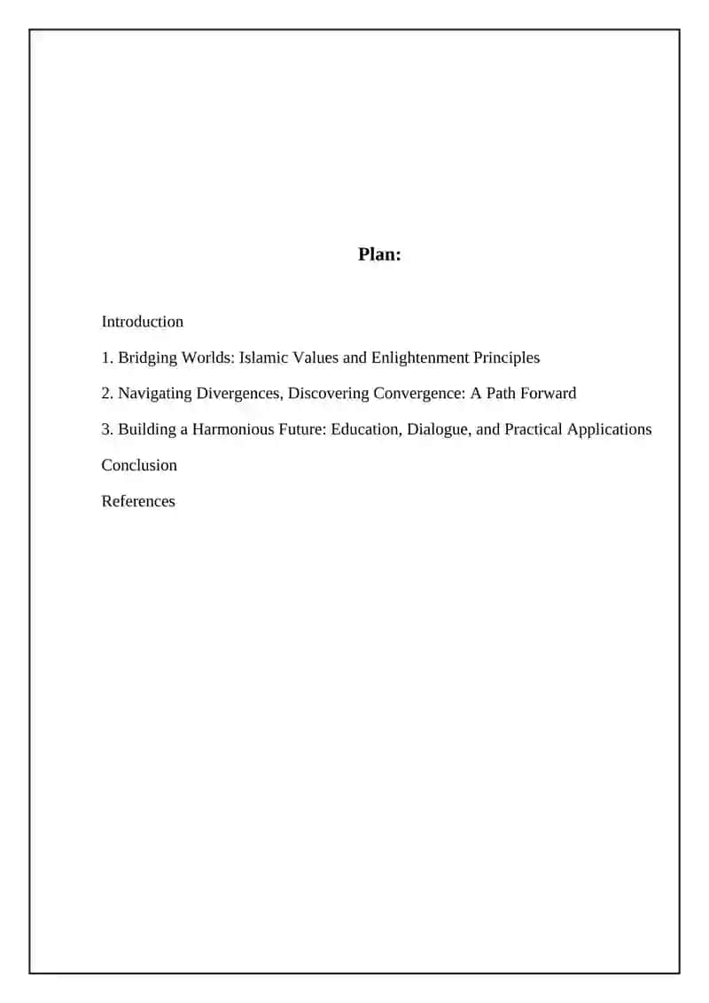 Bridging Worlds: Islamic Values and Enlightenment Principles 2