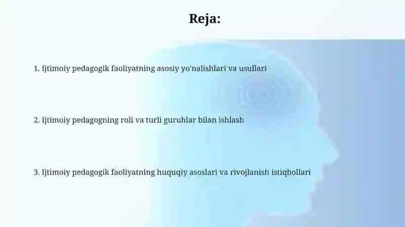 Ijtimoiy pedagogik faoliyat turlarining ahamyati 2