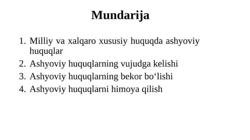 Ashyoviy huquqlarning kollizion masalalari 2