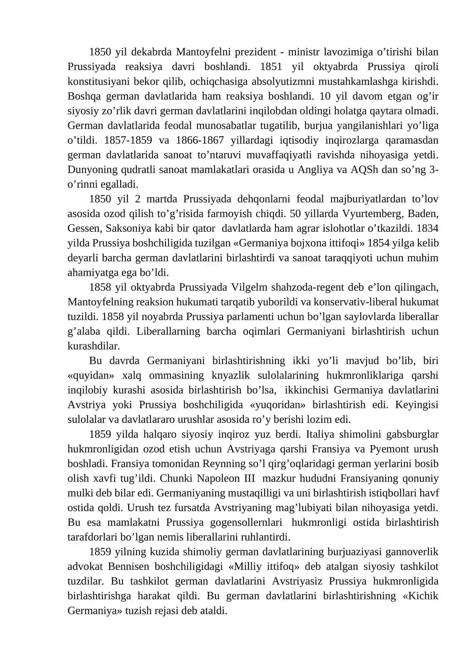 GERMANIYANING BIRLAShTIRILIShI 2