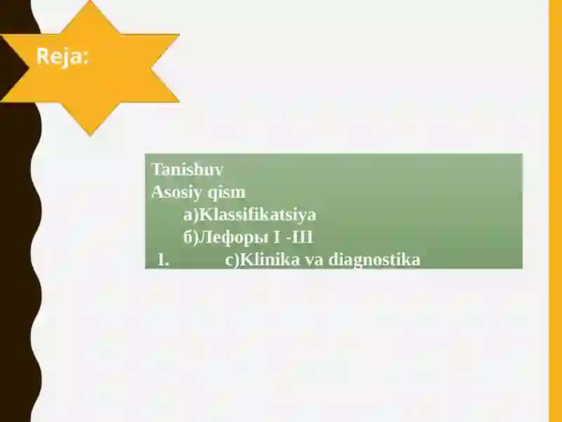 Yuqorijag'ning sinishi, klassifikatsiya, klinika, diagnostika 2