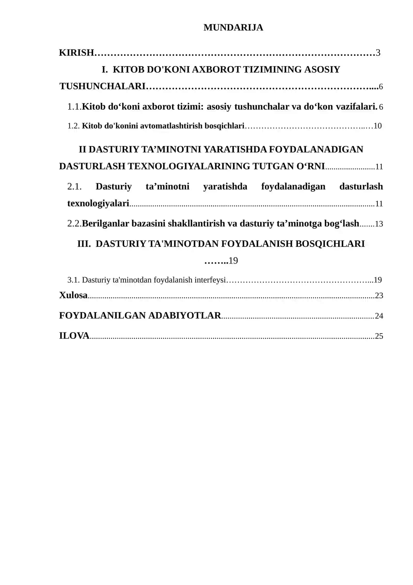 Kitob do‘koni axborot tizimini yaratish 2