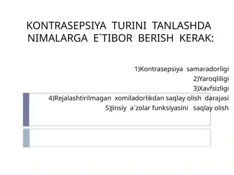 KONTRASEPSIYA 2