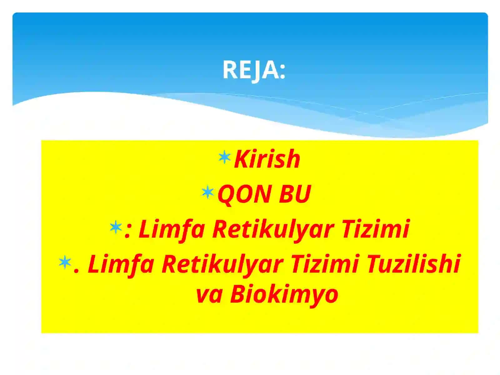 Qonlimfaretikulyartizimi Biokimyosi 2