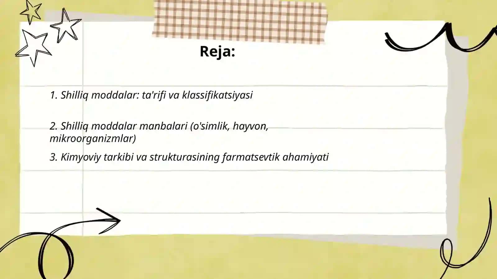 Shilliq moddalarni farmasevtik texnologiyadagi ahamiyati 2