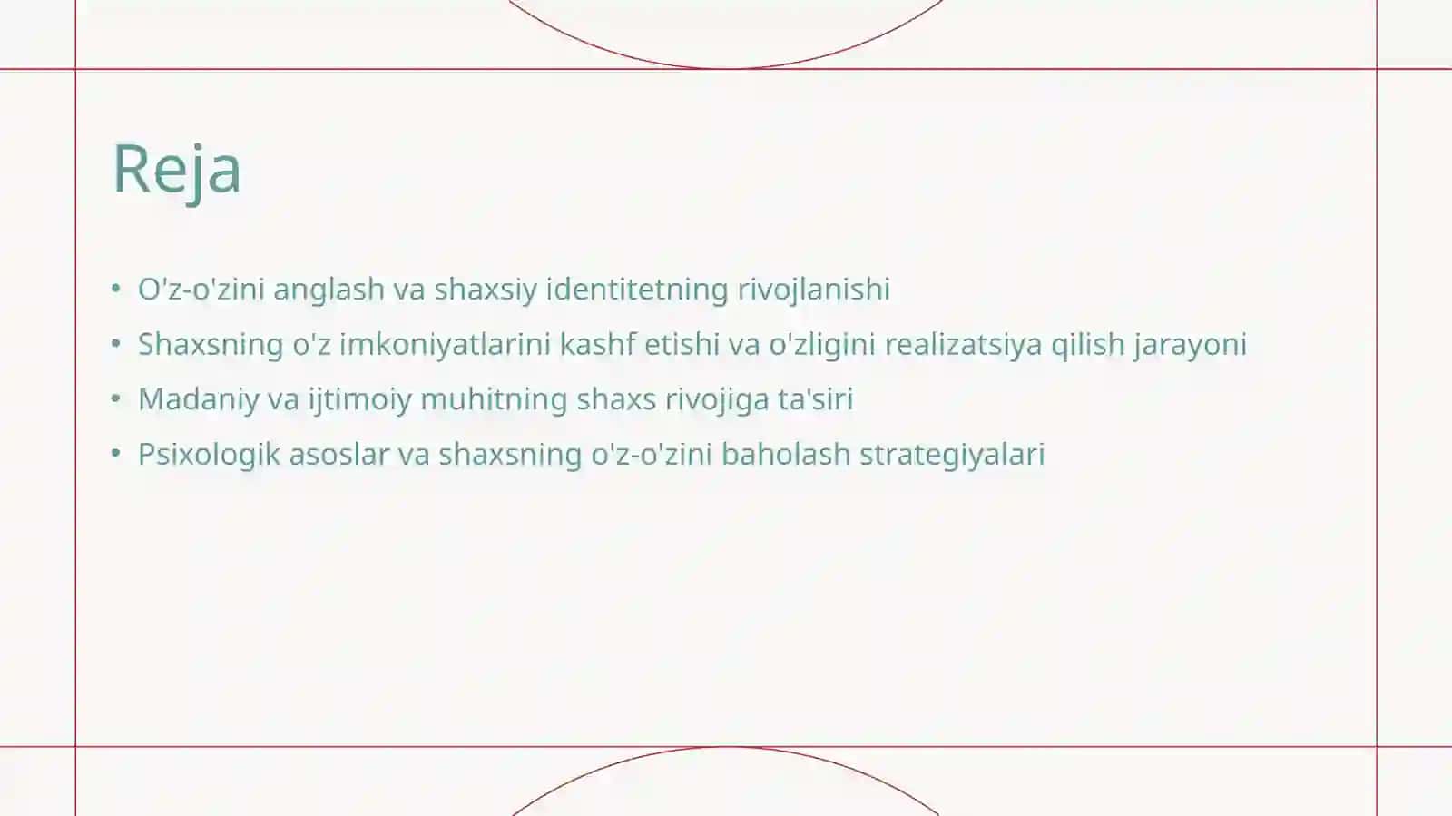 Men-konsepsiyasi va shaxsning o'z o'zini aktualizatsiya qilishi 2