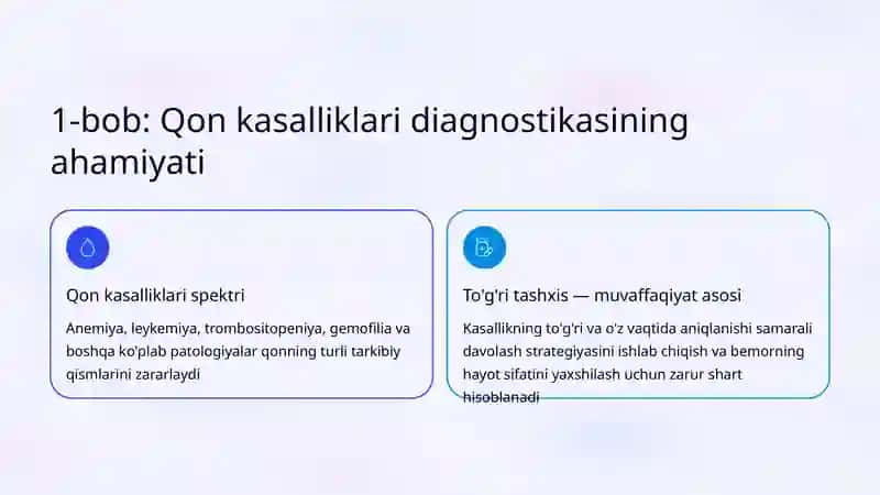 Qon kasalliklarida umumiy ko'rik algoritmi 2