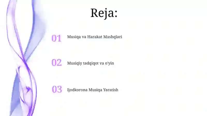 Musiqa va Harakat Mashqlari 2