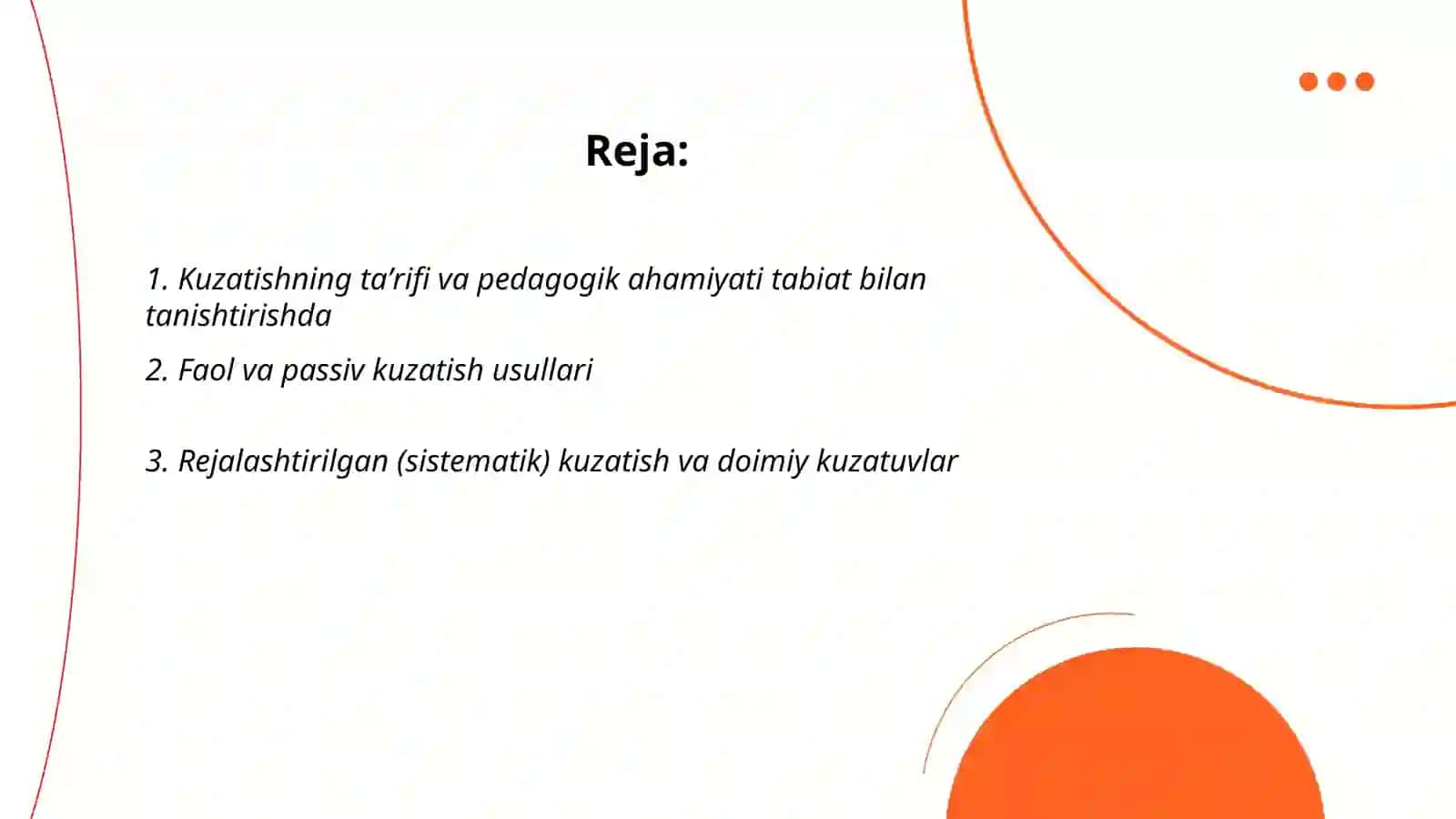 Kuzatish tabiat bilan tanishtirishning asosiy uslubi 2