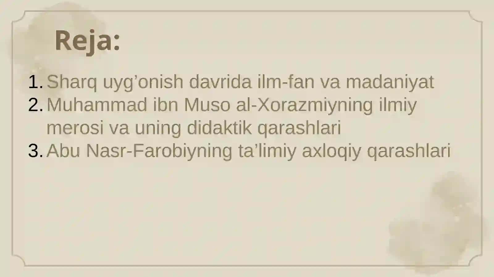 Sharq mutafakkirlarining kassbiy-pedagogic faoliyatini shakllantirishga oid qarashlari 2