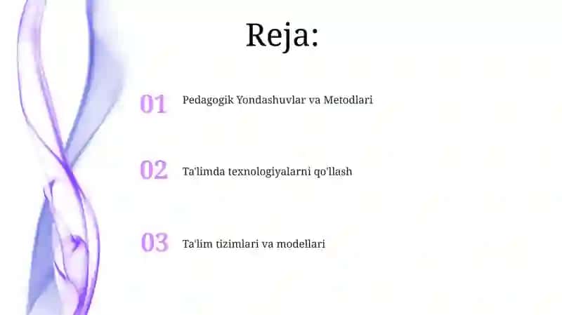 Pedagogik Yondashuvlar va Metodlari 2