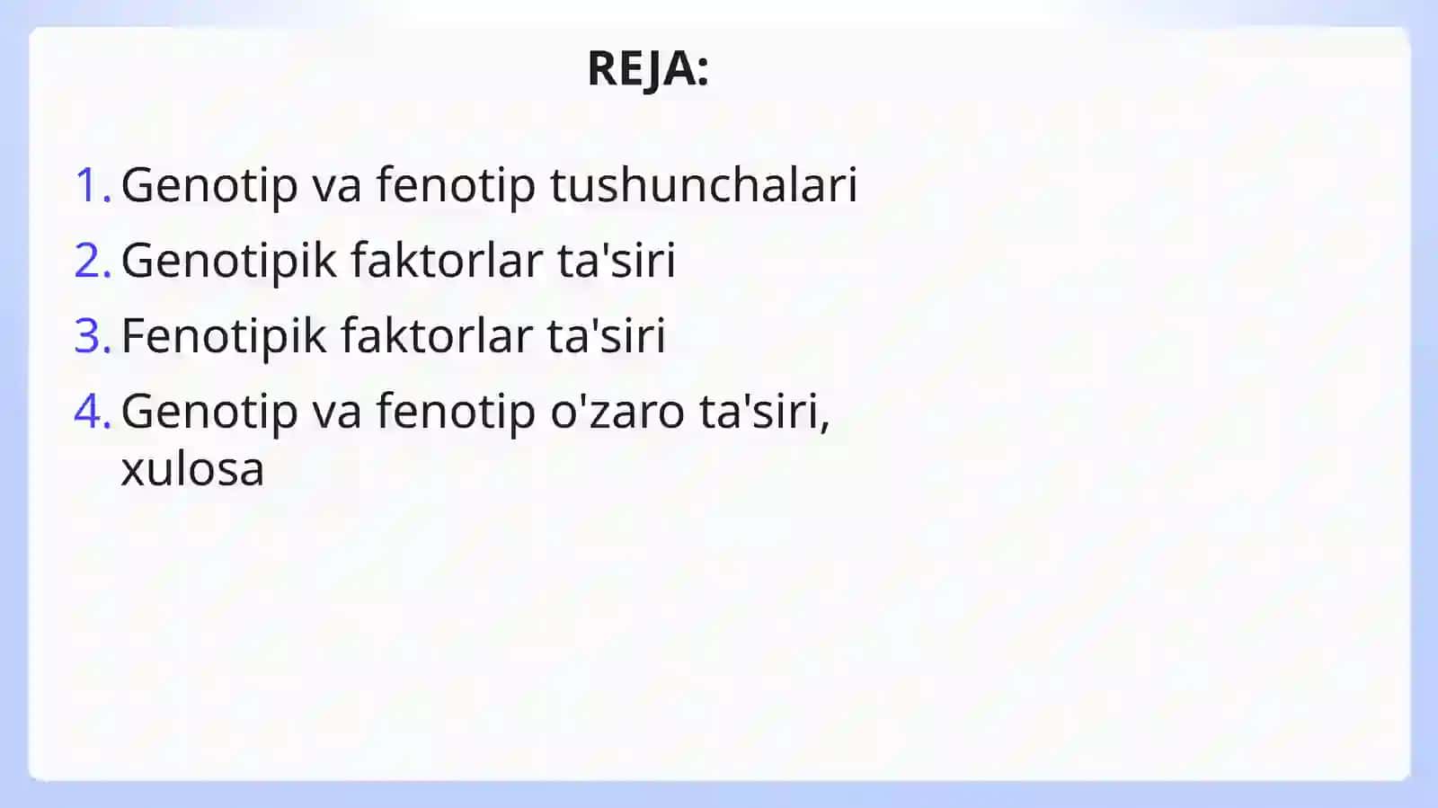Shaxsning O'rganishida Genotipik va Fenotipik Faktorlar 2