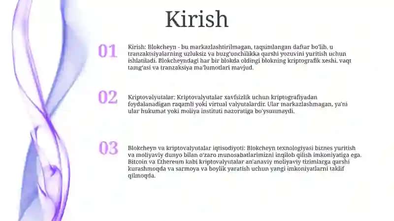 Blokcheyn Va Kriptovalyutalar Iqtisodiyoti 2