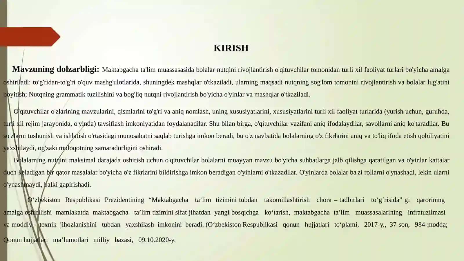 Bolalar nursing o'stirishda rasmlari qarab hikoya qilib berishga o'rgatish 2