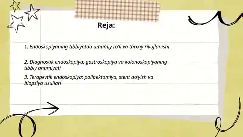 Tibbiyotda endoskopik usullarning qoʻllanishi 2