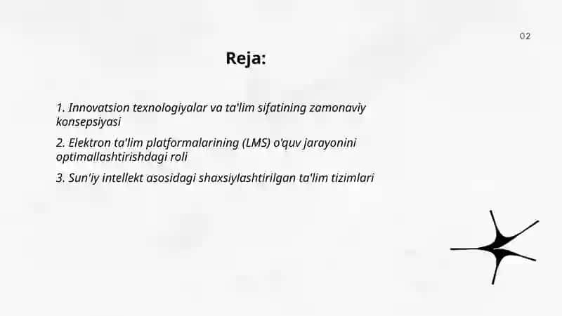 Innovatsion texnologiyalar ta'lim sifati zamonaviy konsepsiyasida 2