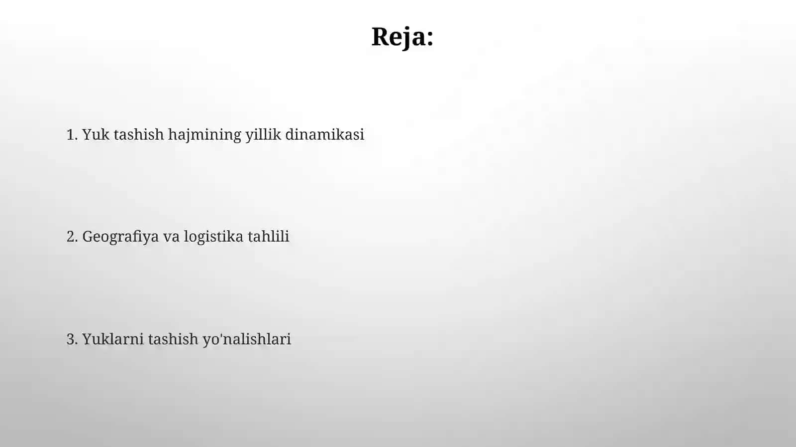 Cargo deallogistikkompaniyasi yillik yuk aylanmasi qayerga yuklar olib boradi 2