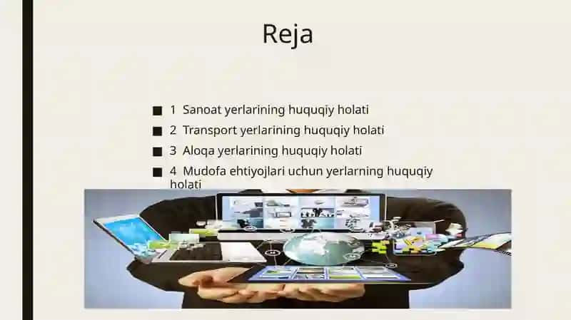 Sanoat transport aloqa ga mo’ljallangan yerlarning huquqiy holati 2