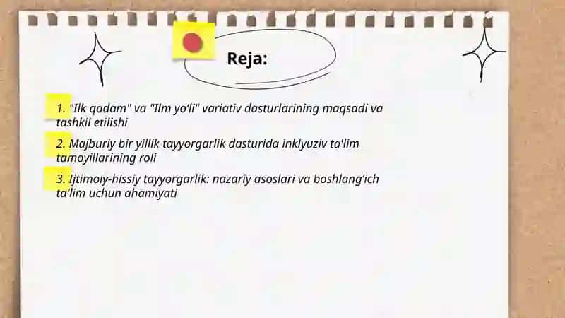 Ilk qadam va Ilm yoʻli 2