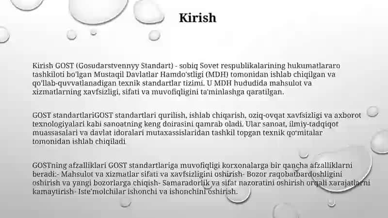 GOST Standart 2