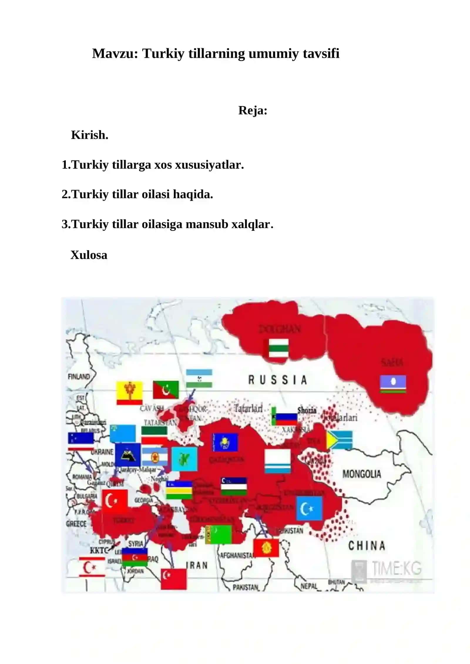 Turkiy tillarning umumiy tavsifi 2