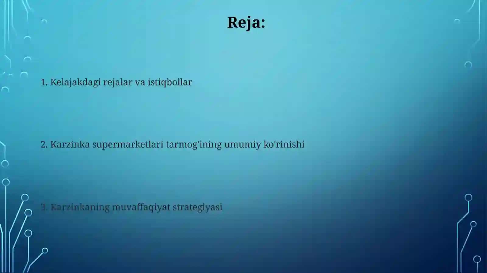 Karzinkasupermarketlartarmog‘i 2