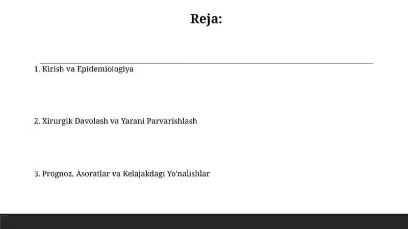 Qandli diabetli bemorlarda yumshoq toʻqimalar xirurgik infeksiyasini davolash usullari 2