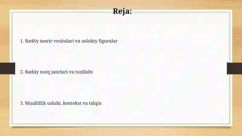 Badiiy nutqning asosiy belgilari 2