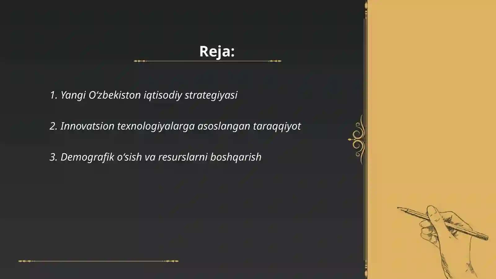 Yangi Oʻzbekiston iqtisodiy strategiyasi 2