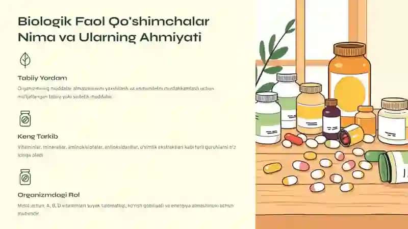 Biologik faol qo'shimchalar va dori vositalarining qiyosiy tahlili 2